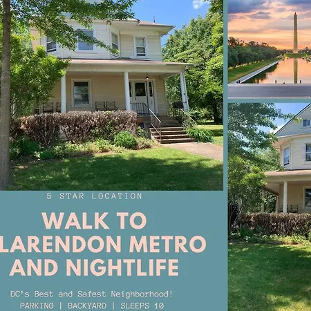 4 Bedroom Dc'S Best Location With Parking, Walk To Clarendon Metro, Shopping And Nightlife! Arlington Exterior photo