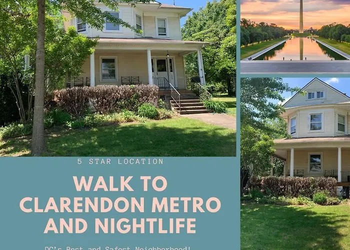 4 Bedroom Dc\'S Best Location With Parking, Walk To Clarendon Metro, Shopping And Nightlife!
